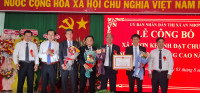 Lễ công bố xã Nhơn Khánh đạt chuẩn nông thôn mới nâng cao năm 2023