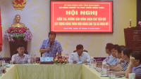 KIỂM TRA TIẾN ĐỘ THỰC HIỆN XÂY DỰNG  NÔNG THÔN MỚI NÂNG CAO NĂM 2024 XÃ HOÀI MỸ, THỊ XÃ HOÀI NHƠN