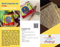Bánh tráng Dalop - Công ty TNHH Nhân Hoà