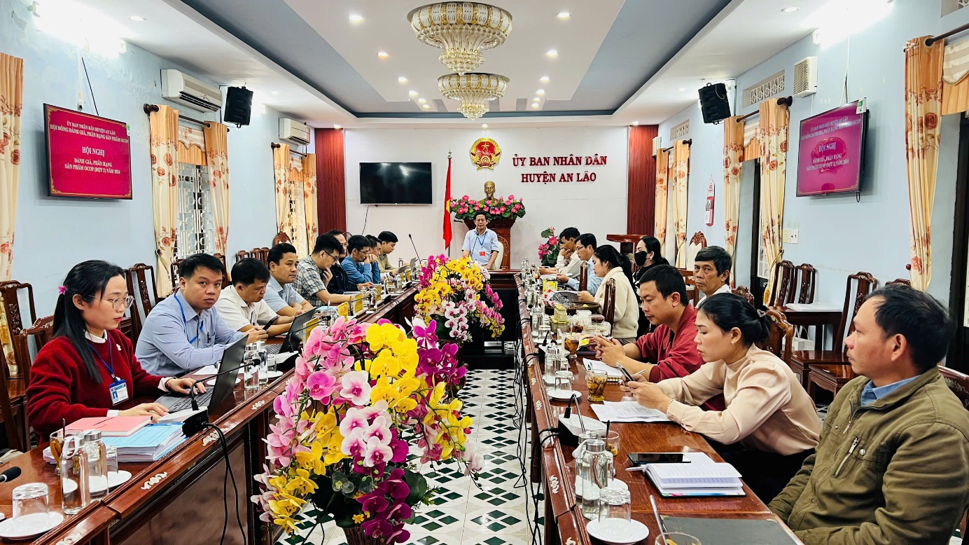 Hội nghị đánh giá, phân hạng sản phẩm OCOP huyện An Lão đợt 2 năm 2024